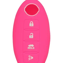 Silicone Key Fob Cover For Nissan 4 Buttons Smart Key Remote