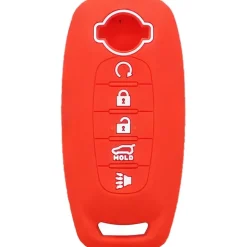 Silicone Key Fob Cover For Nissan 5 Buttons Smart Key Remote