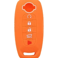 Silicone Key Fob Cover For Nissan 5 Buttons Smart Key Remote