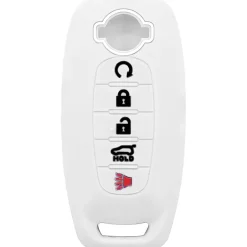 Silicone Key Fob Cover For Nissan 5 Buttons Smart Key Remote
