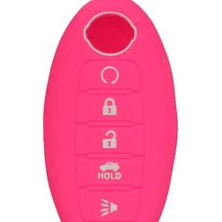 Silicone Key Fob Cover For Nissan 5 Buttons Smart Key Remote