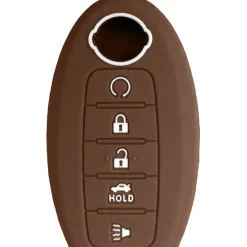 Silicone Key Fob Cover For Nissan 5 Buttons Smart Key Remote