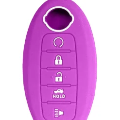 Silicone Key Fob Cover For Nissan 5 Buttons Smart Key Remote