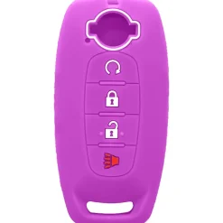 Silicone Key Fob Cover For Nissan 4 Buttons Smart Key Remote
