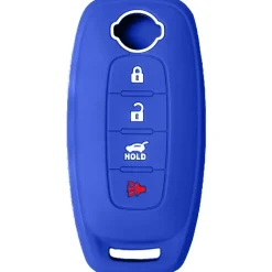 Silicone Key Fob Cover For Nissan 4 Buttons Smart Key Remote