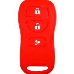 Silicone Key Fob Cover For Nissan 3 Buttons Regular Remote