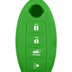 Silicone Key Fob Cover For Nissan 4 Buttons Smart Key Remote