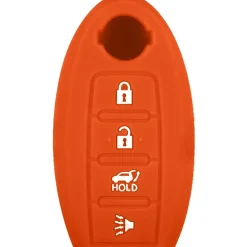Silicone Key Fob Cover For Nissan 4 Buttons Smart Key Remote