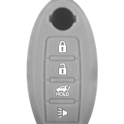 Silicone Key Fob Cover For Nissan 4 Buttons Smart Key Remote