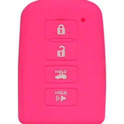 Silicone Key Fob Cover For Toyota 4 Buttons Smart Key Remote