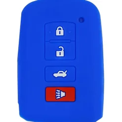 Silicone Key Fob Cover For Toyota 4 Buttons Smart Key Remote