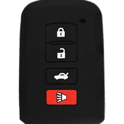 Silicone Key Fob Cover For Toyota 4 Buttons Smart Key Remote