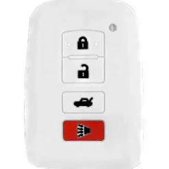 Silicone Key Fob Cover For Toyota 4 Buttons Smart Key Remote