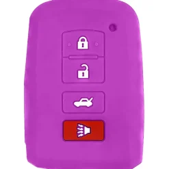Silicone Key Fob Cover For Toyota 4 Buttons Smart Key Remote