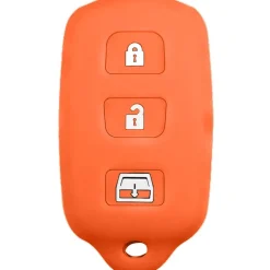 Silicone Key Fob Cover For Toyota 4 Buttons Regular Remote