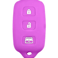 Silicone Key Fob Cover For Toyota 4 Buttons Regular Remote