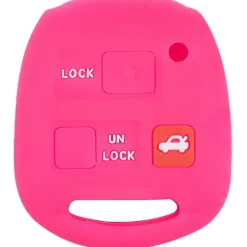 Silicone Key Fob Cover For Toyota 3 Buttons Remote Head Key