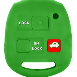 Silicone Key Fob Cover For Toyota 3 Buttons Remote Head Key