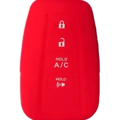 Silicone Key Fob Cover For Toyota 4 Buttons Smart Key Remote