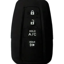 Silicone Key Fob Cover For Toyota 4 Buttons Smart Key Remote