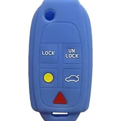 Silicone Key Fob Cover For Volvo 5 Buttons Flip Key Remote