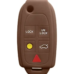 Silicone Key Fob Cover For Volvo 5 Buttons Flip Key Remote