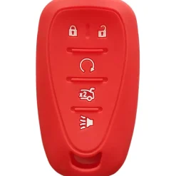 Silicone Protective Cover For Chevrolet 5 Buttons Smart Key Remote
