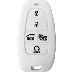 Silicone Protective Cover for Hyundai 5 Buttons Smart Key Remote