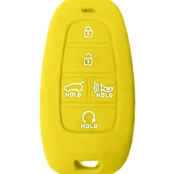 Silicone Protective Cover for Hyundai 5 Buttons Smart Key Remote