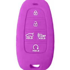Silicone Protective Cover for Hyundai 5 Buttons Smart Key Remote