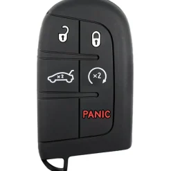 Silicone Protective Key Fob Cover For Jeep/Dodge/Chrysler 5 Buttons Smart Key Remote