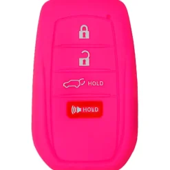 Silicone Protective Key Fob Cover For Toyota 4 Buttons Smart Key Remote