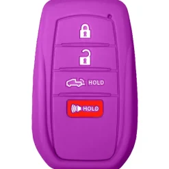 Silicone Protective Key Fob Cover For Toyota 4 Buttons Smart Key Remote