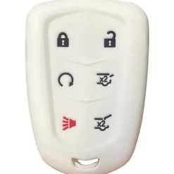 Silicone Protective Key Fob Cover For Cadillac 6 Buttons Regular Remote