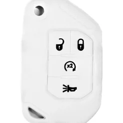 Silicone Protective Key Fob Cover For Jeep 4 Buttons Flipkey Remote