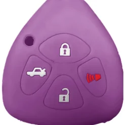 Silicone Protective Key Fob Cover For Toyota/Scion 4 Buttons Remote Head Key