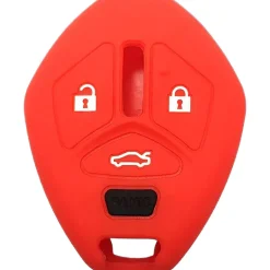 Silicone Protective Key Fob Cover For Mitsubishi 4 Buttons Flipkey Remote