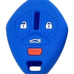 Silicone Protective Key Fob Cover For Mitsubishi 4 Buttons Flipkey Remote