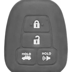 Silicone Protective Key Fob Cover For Toyota 4 Buttons Remote Head Key