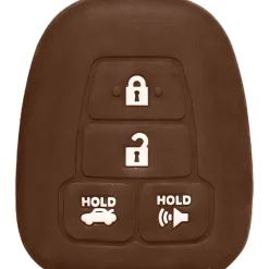 Silicone Protective Key Fob Cover For Toyota 4 Buttons Remote Head Key