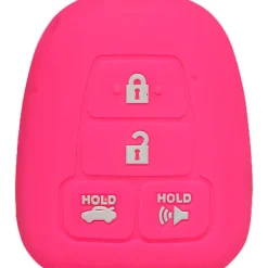 Silicone Protective Key Fob Cover For Toyota 4 Buttons Remote Head Key