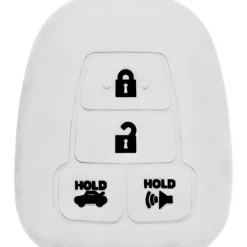 Silicone Protective Key Fob Cover For Toyota 4 Buttons Remote Head Key