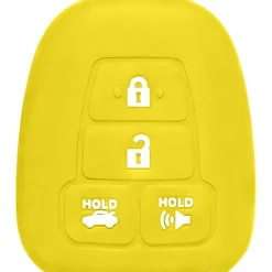 Silicone Protective Key Fob Cover For Toyota 4 Buttons Remote Head Key