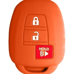 Silicone Protective Key Fob Cover For Toyota 3 Buttons Remote Head Key