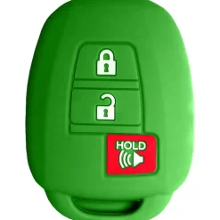 Silicone Protective Key Fob Cover For Toyota 3 Buttons Remote Head Key