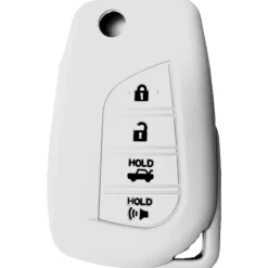 Silicone Protective Key Fob Cover For Toyota 4 Buttons Flipkey Remote