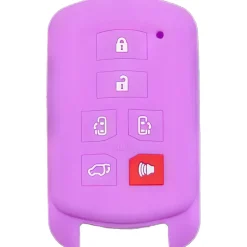 Silicone Protective Key Fob Cover For Toyota 6 Buttons Smart Key Remote