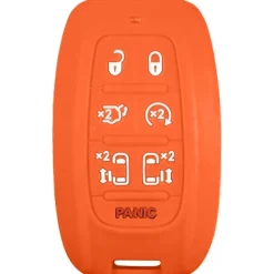 Silicone Protective Key Fob Cover For Chrysler 7 Buttons Smart Key Remote