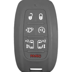 Silicone Protective Key Fob Cover For Chrysler 7 Buttons Smart Key Remote
