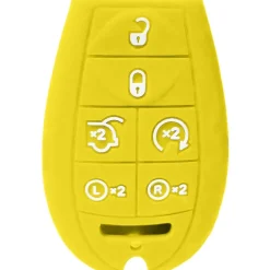 Silicone Protective Key Fob Cover For Dodge/Chrysler/Jeep 6 Buttons Fobik